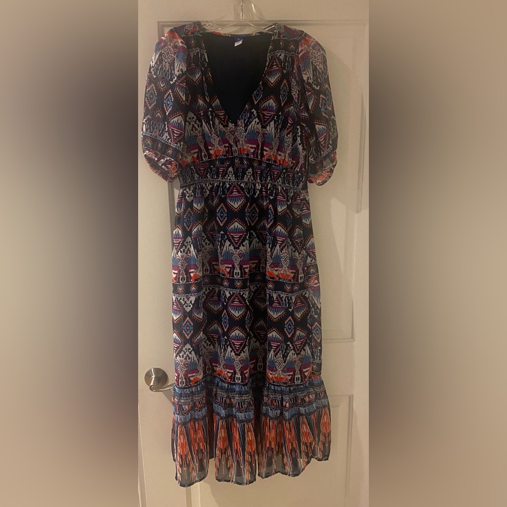 Old Navy Multicolor Boho Dress.NWOT